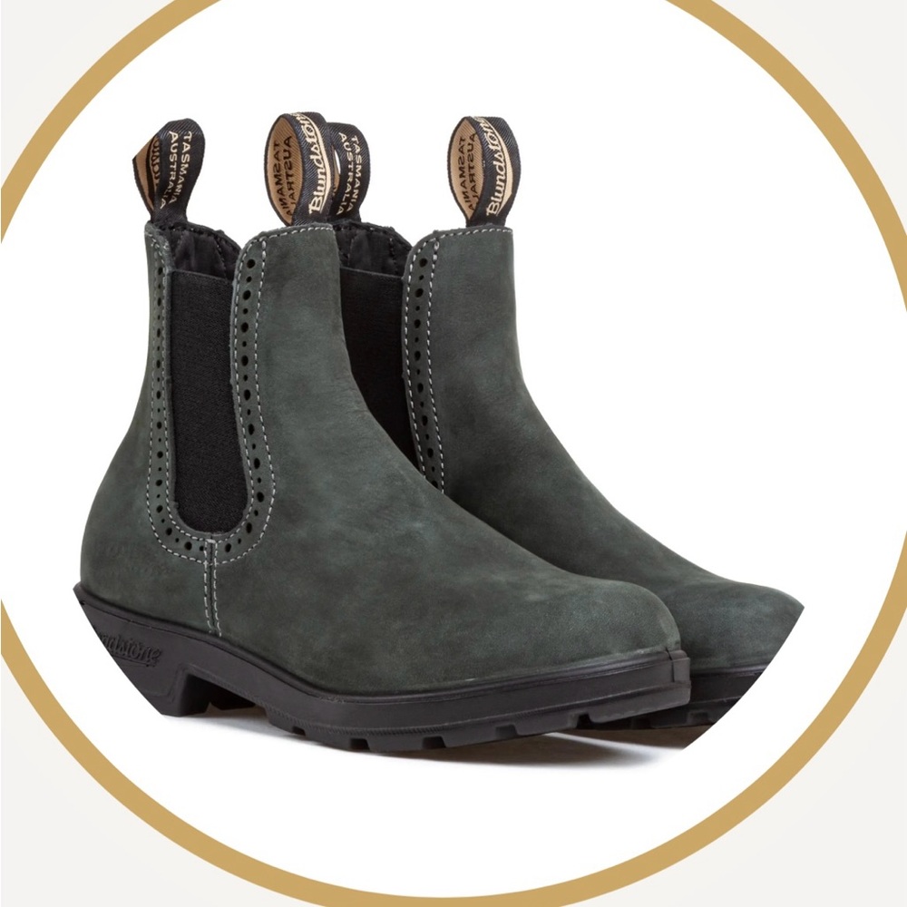 Blundstone Dark Green Ankle Boots